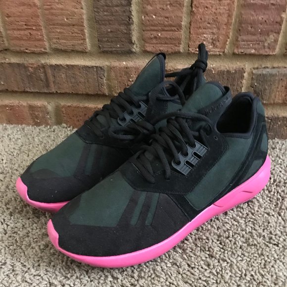 suede athletic shoes